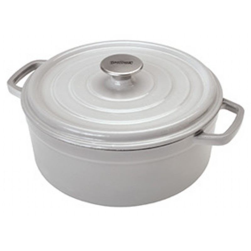 Enameled Cast Iron 5Qt. Dutch Oven in Weathered Grey BY7720S CozyDays