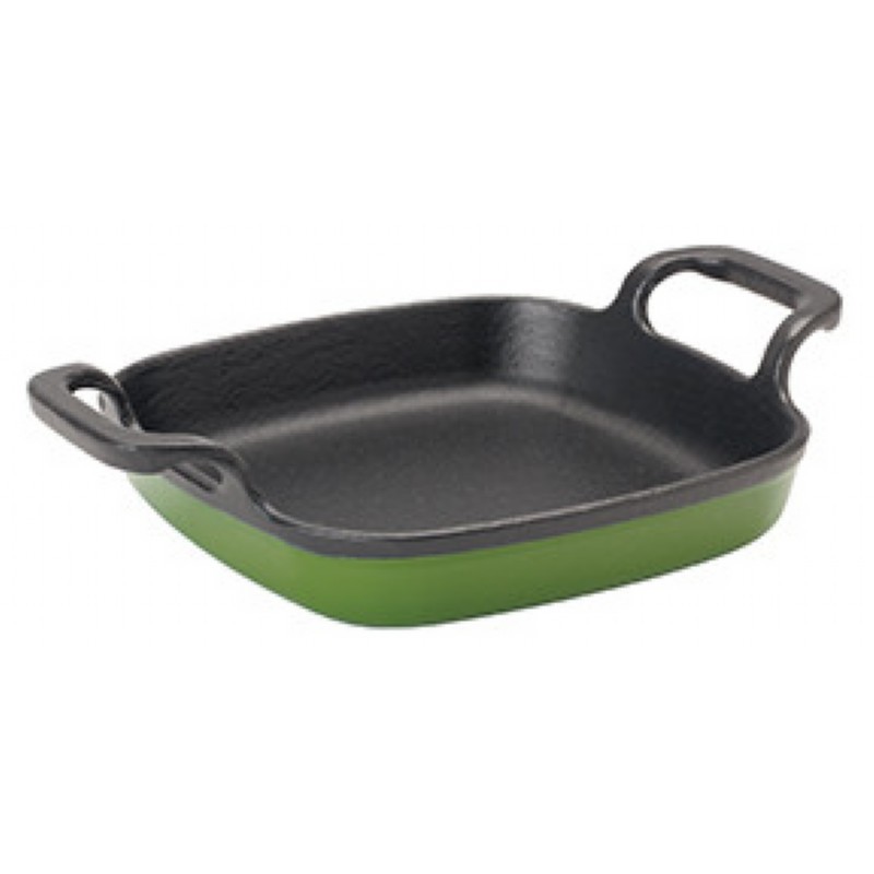 Enameled Cast Iron 6in Baking Dish Cypress Green BY7770G CozyDays