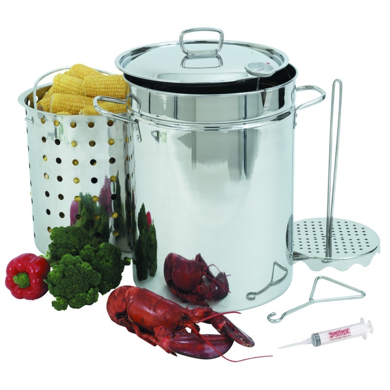 Turkey Fryer 32 Qt Stockpot Set BY1118 CozyDays