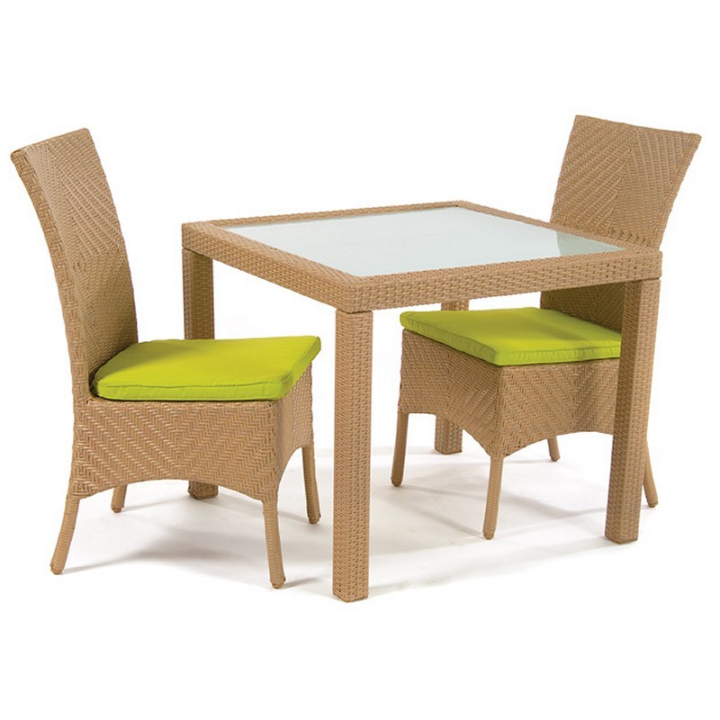 Marbella Patio Wicker Dining Group 3Piece KMARS1 CozyDays