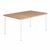 Hardy Rectangle Outdoor Dining Table with Teak Top 63 inch TRI40716