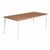 Riba Rectangle Outdoor Dining Table with Teak Top 86 inch TRI40718
