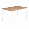 Riba Rectangle Outdoor Dining Table with Teak Top 63 inch TRI40716
