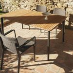 Riba Outdoor Dining Set with Armchairs 5 Piece TRI40100SET2