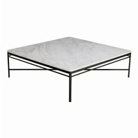 Triconfort 1950 Outdoor Square Center Table with Marble Top TRI72704