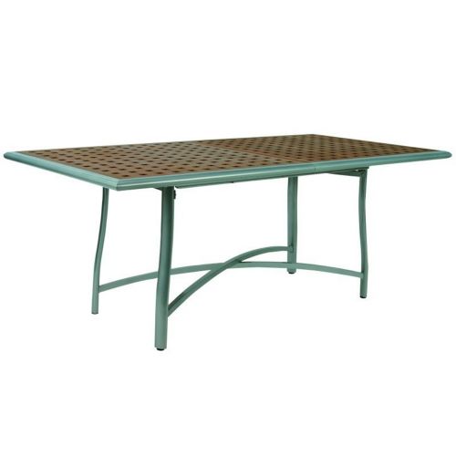 Rivage Rectangular Dining Table with Teak Top MUR264