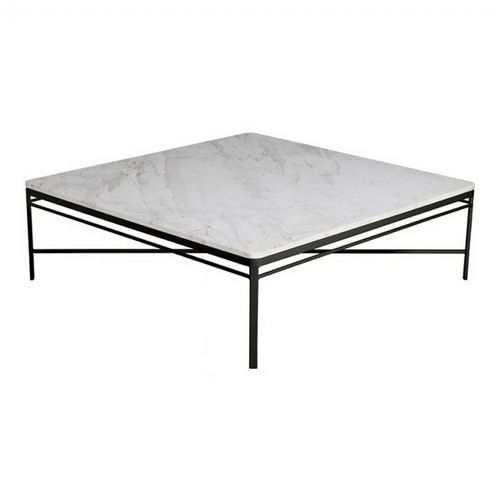 Triconfort 1950 Outdoor Square Center Table with Marble Top TRI72704-726-TM