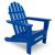 POLYWOOD® Classic Folding Adirondack Chair Vibrant Colors PW-AD5030