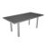 POLYWOOD® Euro Aluminum Rectangle Outdoor Dining Table with Silver Frame 36x72 PW-AT3672-FAS