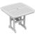 POLYWOOD® Nautical Square Dining Table 37 inch PW-NCT37