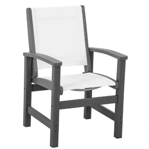 POLYWOOD® Coastal Sling Outdoor Dining Chair PW-9010