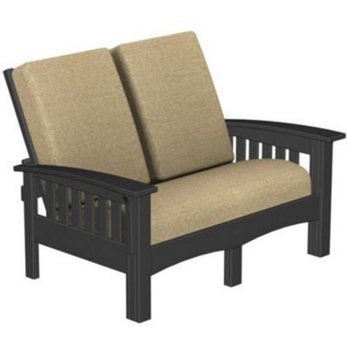 POLYWOOD® Mission Outdoor Club Love Seat PW-MS5743