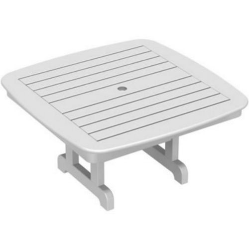 POLYWOOD® Nautical Square Conversation Table 37 inch PW-NCCT37