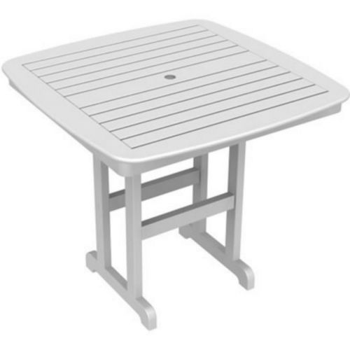 POLYWOOD® Nautical Square Counter Height Table 44 inch PW-NCRT44