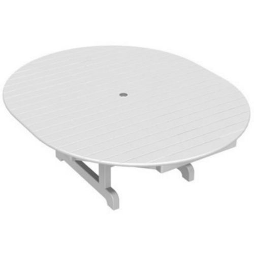 POLYWOOD® Oval Conversation Table 56 inch PW-RCT4856