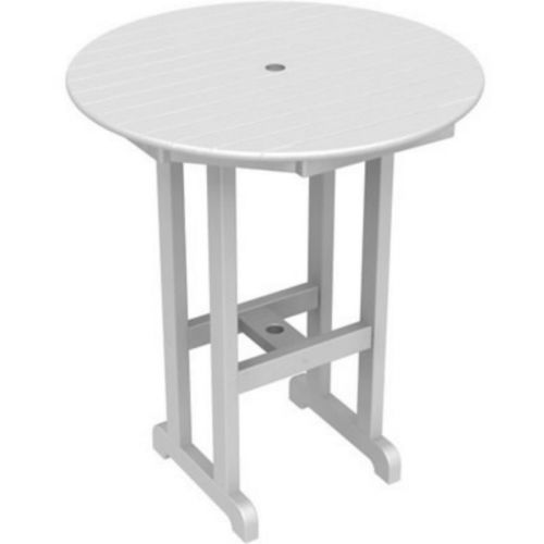 Polywood Round Bar Table 36 Inch Pw, 36 Inch Round Pub Table