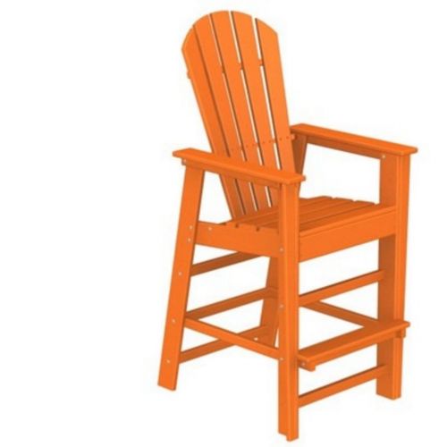 POLYWOOD® South Beach Bar Chair Fiesta PW-SBD30