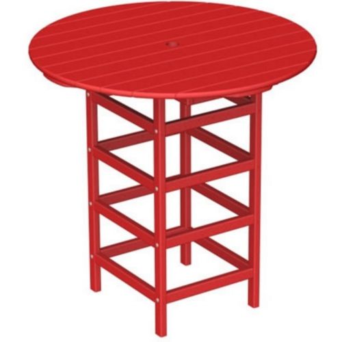 POLYWOOD® South Beach Round Counter Height Table 40" Fiesta PW-SBRT40