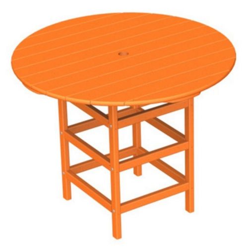 POLYWOOD® South Beach Round Dining Table 40" Fiesta PW-SBT40