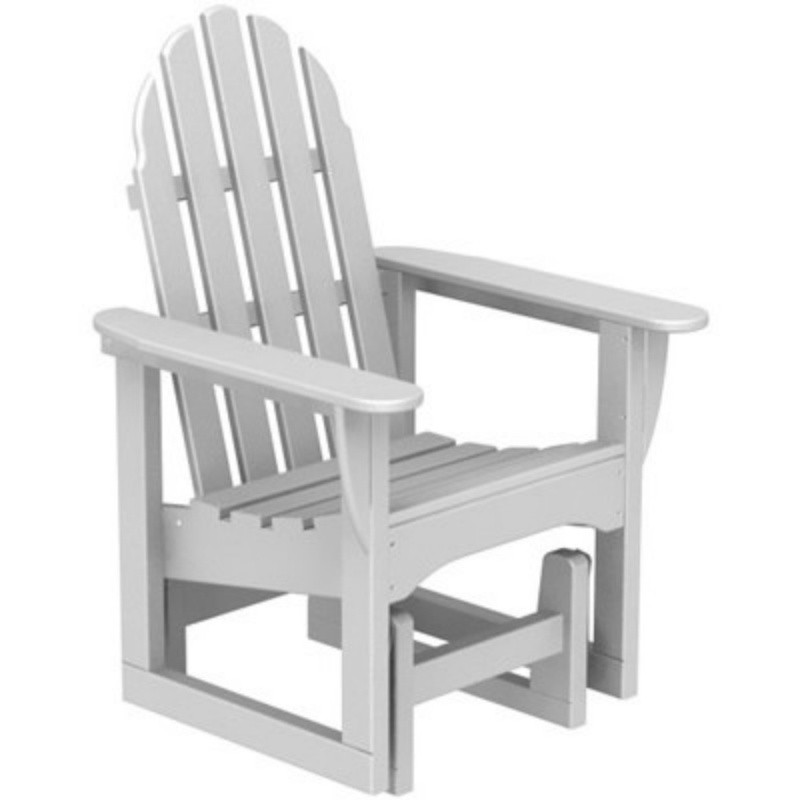 POLYWOOD® Adirondack Glider Chair PWADSGL1 CozyDays
