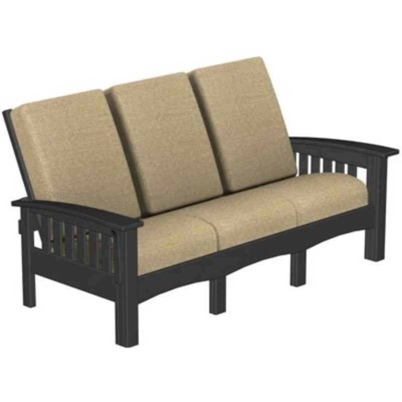 POLYWOOD® Mission Outdoor Club Sofa PWMS8143 CozyDays