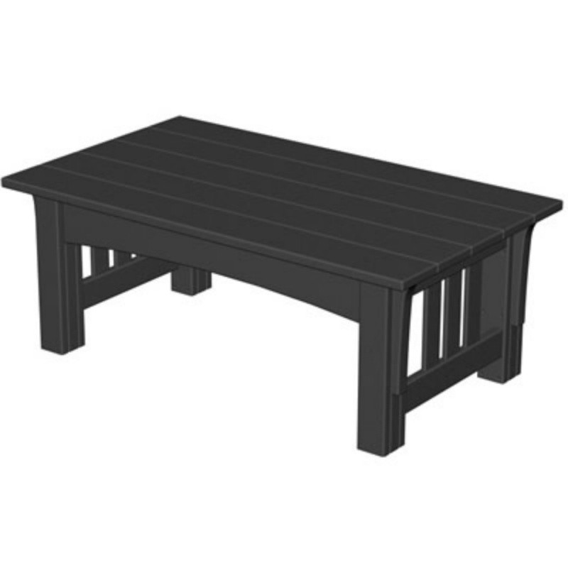POLYWOOD® Mission Outdoor Rectangle Coffee Table PWMS2748 CozyDays