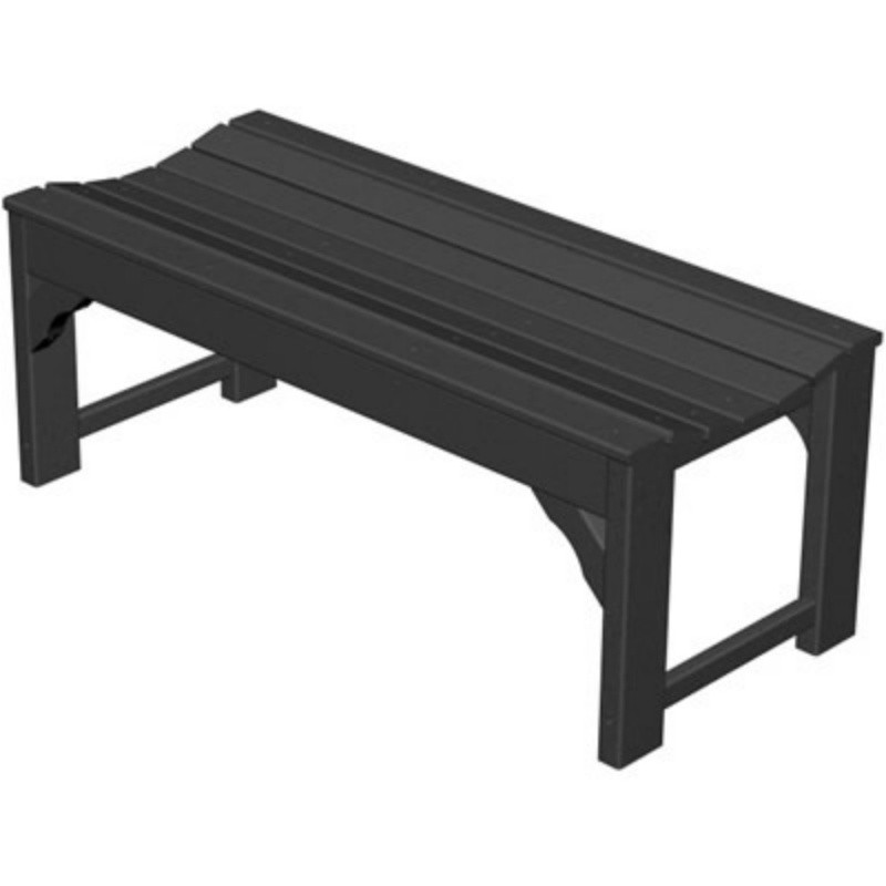 POLYWOOD® Plastic Traditional Garden Bench 48 inches PWBAB148 CozyDays