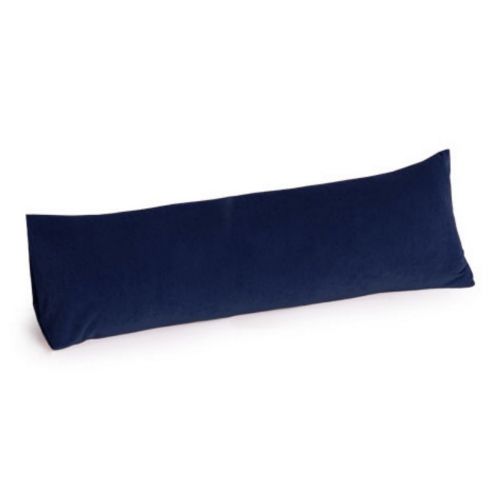 Jaxx Rest Memory Foam Body Pillow 50 inch Microsuede Navy Blue FL-ZJF-RE50-MS04