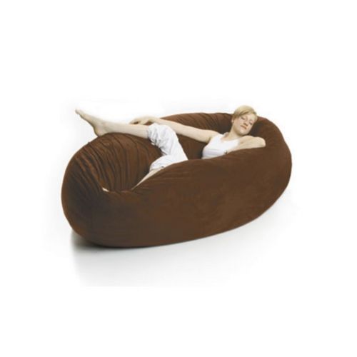 Zak Cocoon Bean Bag Chair Microsuede Chocolate FL-ZK-COON-MS05