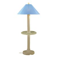 Catalina Outdoor Floor Lamp with Table Bisque PLC-39694