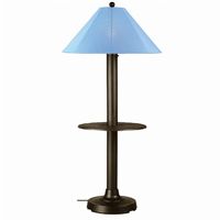 Catalina Outdoor Floor Lamp with Table Bronze PLC-39697