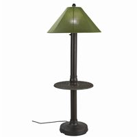Catalina Table Floor Lamp with Spectrum Cilantro & Bronze PLC-65697