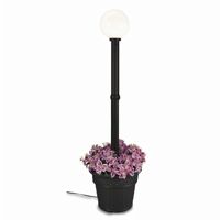 Milano Globe Portable Planter Patio Lamp Black/White PLC-68100