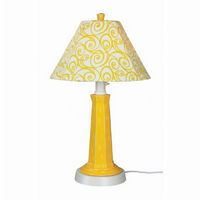 Nantucket Outdoor Table Lamp Lemon Mimosa PLC-00912