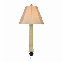 Outdoor Wicker Umbrella Table Lamp Mojavi & Bisque PLC-20785