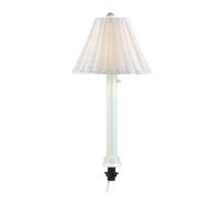 Outdoor Wicker Umbrella Table Lamp White/White PLC-10771