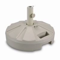 Plastic 50 lb. Umbrella Stand Beige PLC-00264