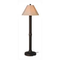 Seaside Floor Lamp with Bronze Body & Antique Beige Linen Sunbrella Shade Fabric PLC-20627