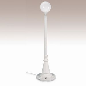 European Globe Portable Patio Lamp White Globe White PLC-00331