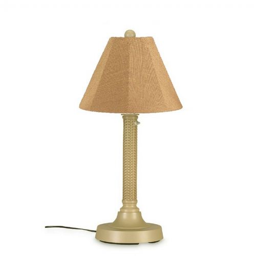 Bahama Weave 30 inch Outdoor Table Lamp Mojavi & Bisque PLC-26185