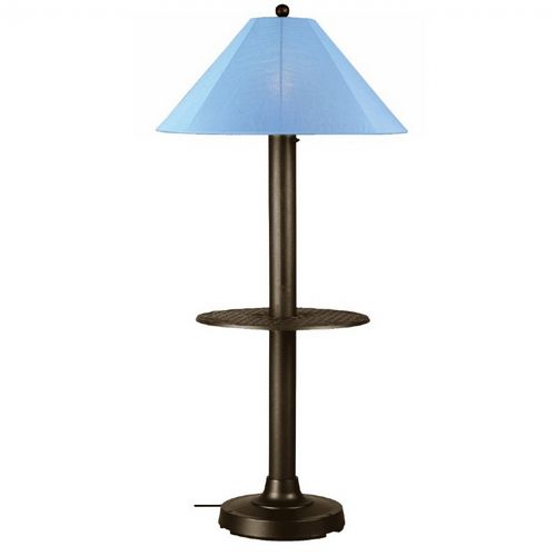 Catalina Outdoor Floor Lamp with Table Bronze PLC-39697