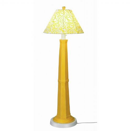 Nantucket Outdoor Floor Lamp Lemon Mimosa PLC-00913