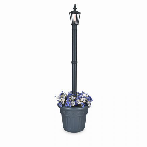 Newport Single Citronella Planter Torch Lamp Black PLC-62000-BL