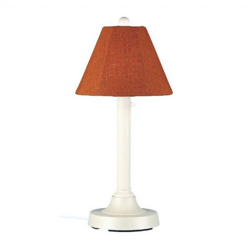 San Juan 30 inch Outdoor Table Lamp White PLC-30121