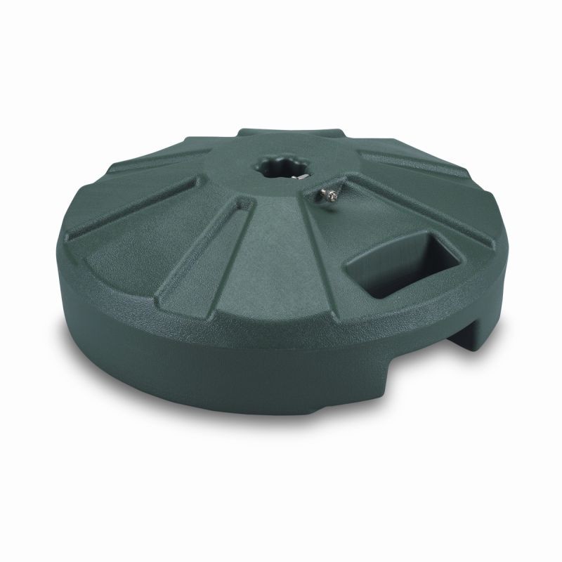 Plastic 50 lb. Umbrella Base Green PLC00232 CozyDays