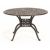 Florence Cast Aluminum Outdoor Dining Table 48 inch Round CA-777-A