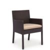Maxime Wicker Dining Arm Chair CA607-1