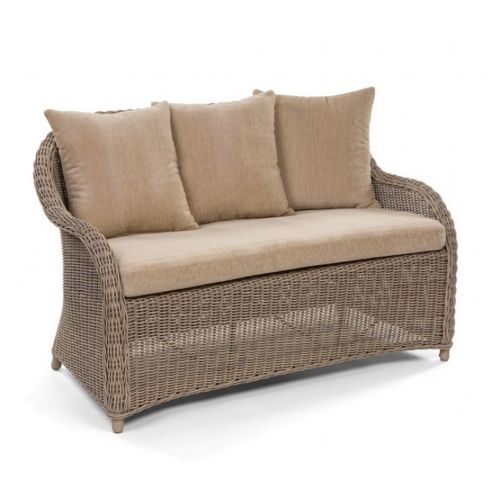 Amelie Traditional Wicker Dining Club Loveseat CA-989-22