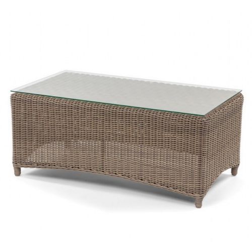 Amelie Traditional Wicker Rectangle Center Table CA-989-F