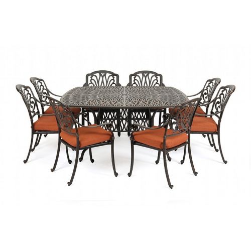 Florence Cast Aluminum Outdoor Dining Set 9 piece CA-777-SET2